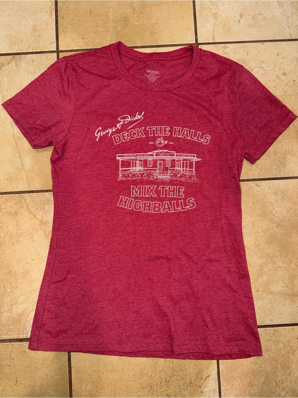 Women's George Dickel TN Whiskey Tee - Deck the Halls